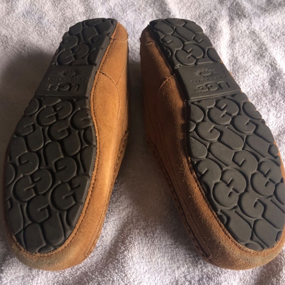 Ugg Suede Mens Slippers Sz.9 - Picture 3 of 8